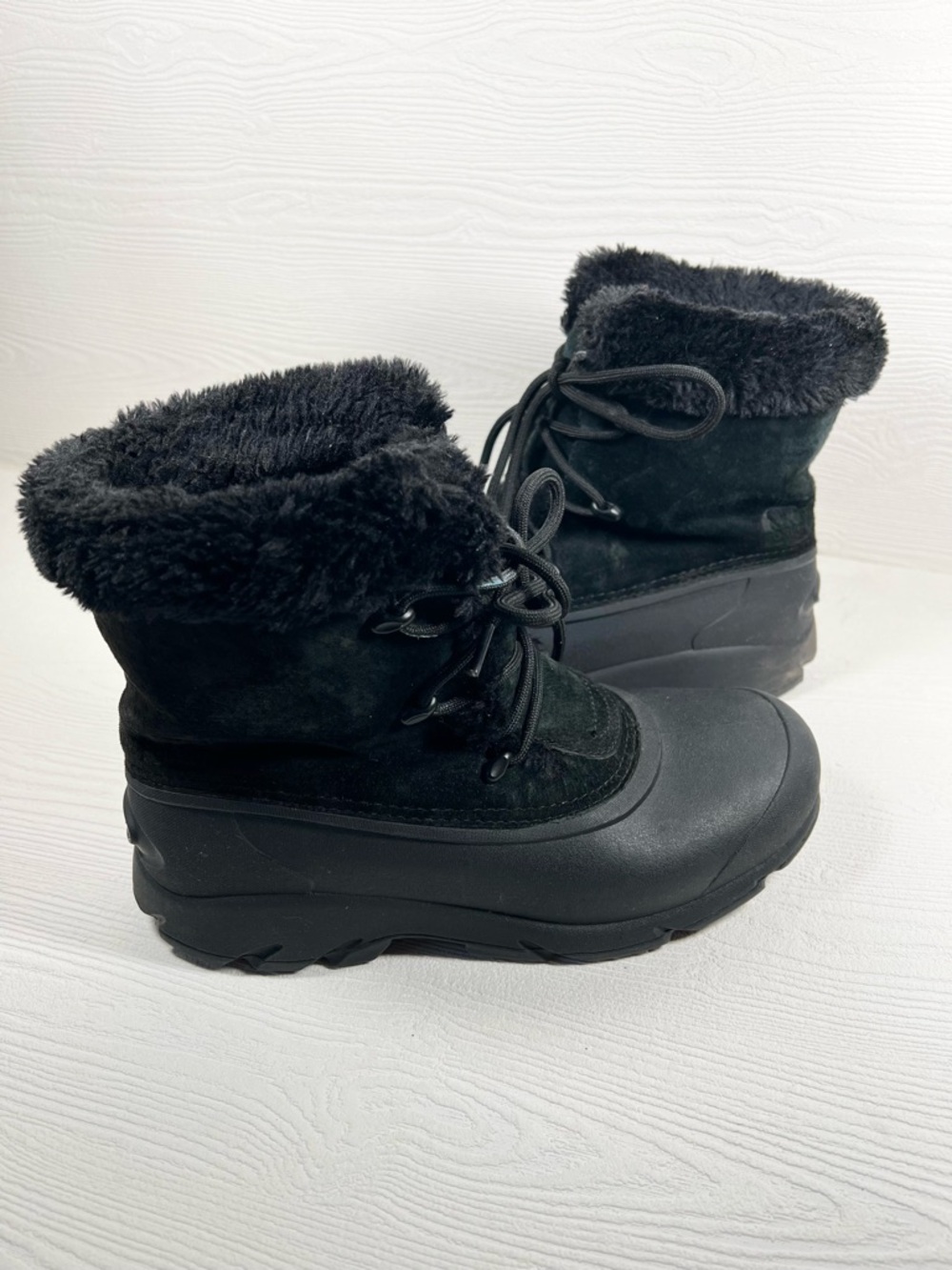 Sorel Black Snow Angel Boots Size 8